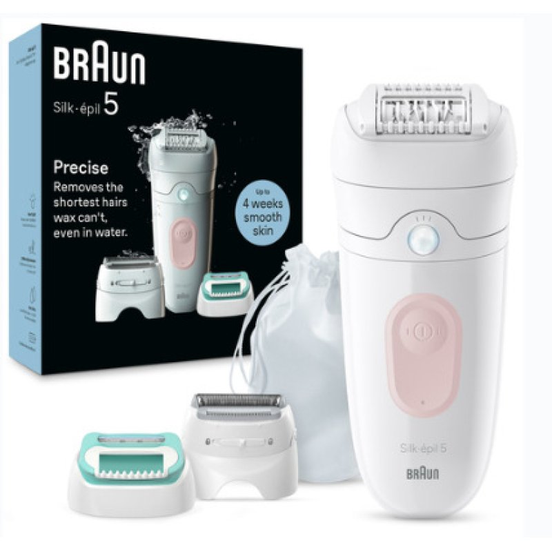Braun Silk-epil 5 SE5-050 Epilator White/Pink