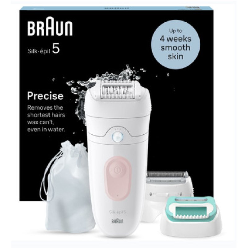 Braun Silk-epil 5 SE5-050 Epilator White/Pink