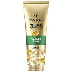 Pantene 3 Minute Miracle Smooth & Silky Conditioner 220ml - Smoothing Conditioner