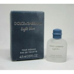 Dolce & Gabbana Light Blue Pour Homme Eau de Toilette Travel Mini 0.15 oz