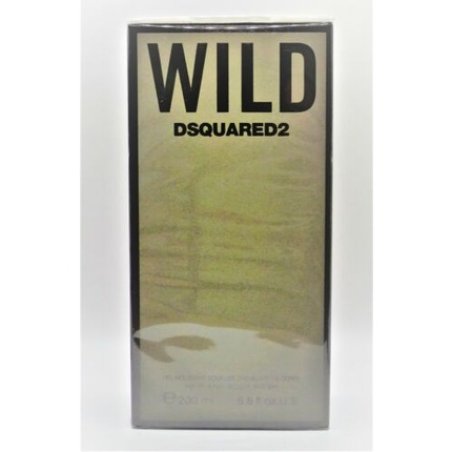 Dsquared2 Wild 200ml Shower Gel Hair and Body Wash Gel Moussant Duschgel - OVP