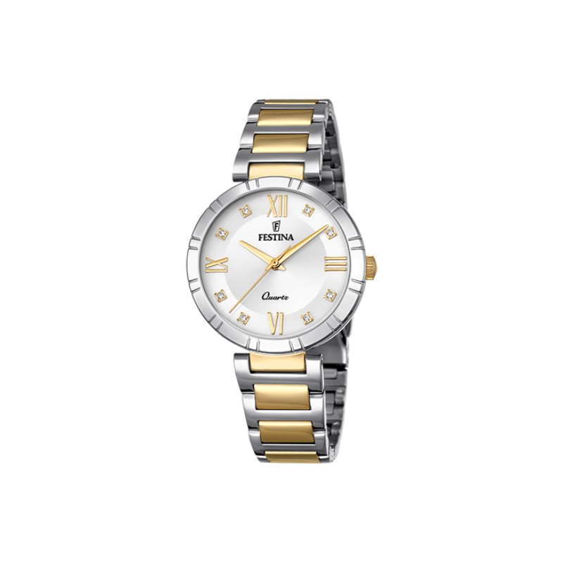 Festina Ladies Analog Quartz Watch With Stainless Steel Bracelet F16937/A