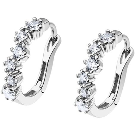 Lotus Silver Pure Essential Collection Silver Earrings for Women LP3099-4/1