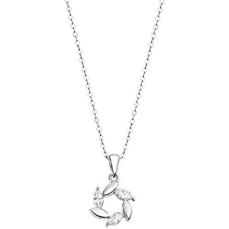 Lotus Silver Ladies Necklace Lp3188-1/1 From The Pure Essential Collection In