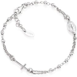 Amen - Bracelet Made Of 925 Silver, Collection: Rosari, Color: Rhodium