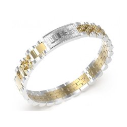 Men's Bicolor Bracelet Empire Jumb03201jwygsttu