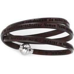 Thierry Mugler Amen Classic Collection Leather Bracelet – Brown Color –