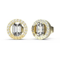 Guess Tiny Dancer Sparkling Gold Plated Cubic Zirconia Earrings