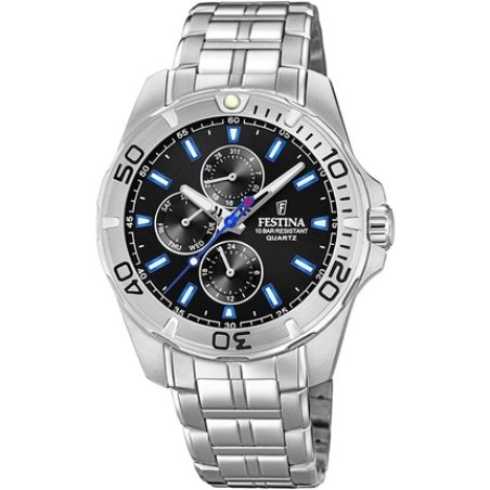 Festina Men's Multi Dial Quartz Watch With Stainless Steel Bracelet F20445/6