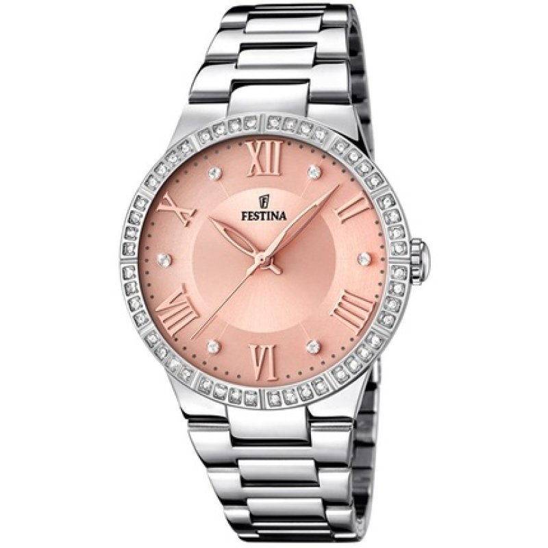 Festina Ladies Analog Quartz Watch With Stainless Steel Bracelet F16719/3