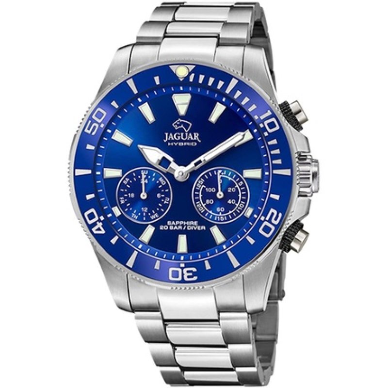 Jaguar J888/1 Collection Connected Watch 45.7mm Blue Case With