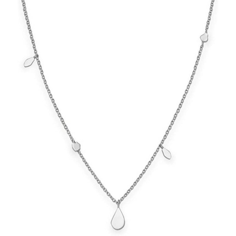 Rosefield Ladies Necklace Brass One Size Silver 32003226