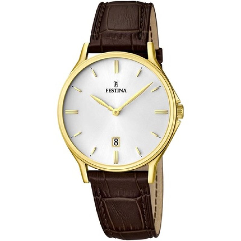 Festina Men's Analogue Quartz Watch With Leather Strap F16747/1