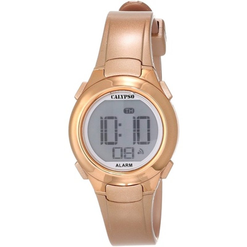 Calypso Unisex Digital Quartz Watch With Plastic Strap K5677/3