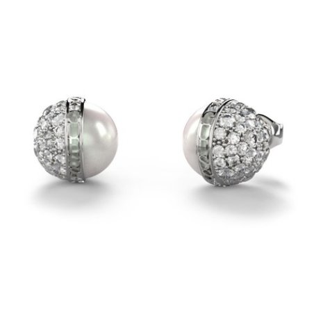 Guess Charming Steel Earrings With Calypso Zircons