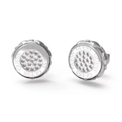 Guess Fashion Steel Stones With Zircons Stylish Earrings