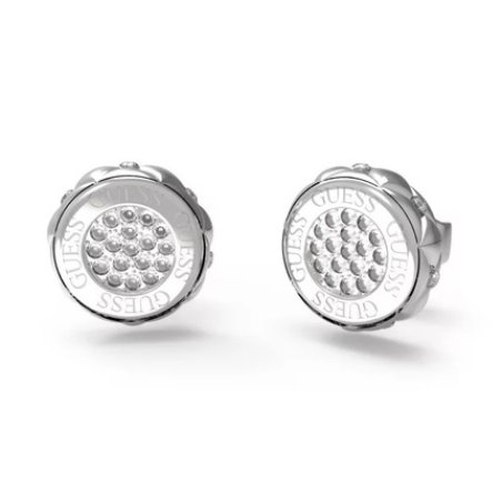 Guess Fashion Steel Stones With Zircons Stylish Earrings