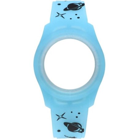 Bracelet In Silicone, Model Smart Space / Blue / 38 Mm, Reference Cowa3555