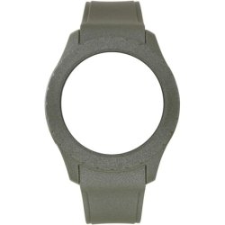 Silicone Bracelet By Watx, Model Sparkling / Metal Green/49 Mm, Code