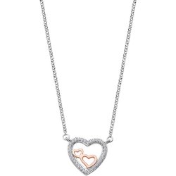 Lotus Silver Necklace Femme Argent Coeur Bicolore - Lp1856-1/1