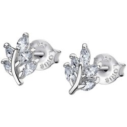 Lotus Silver Earrings Pure Essential Lp3086-4/1 Brand