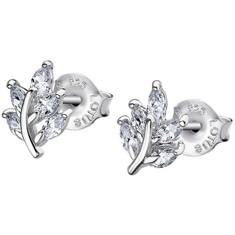 Lotus Silver Earrings Pure Essential Lp3086-4/1 Brand