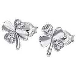 Lotus Silver Earrings Pure Essential Lp3108-4/1