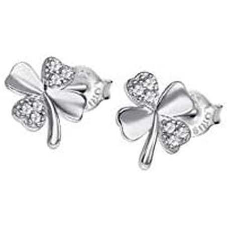 Lotus Silver Earrings Pure Essential Lp3108-4/1
