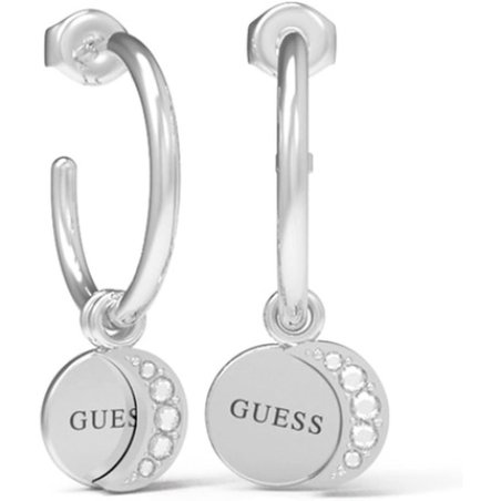 Guess Jewellery Moon Phase Earrings Jube01191jwrht / Jube01191jwygt Silver