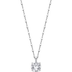 Lotus Silver Woman Necklace Lp2005-1/1 No Metal Type Another Way Gemstone
