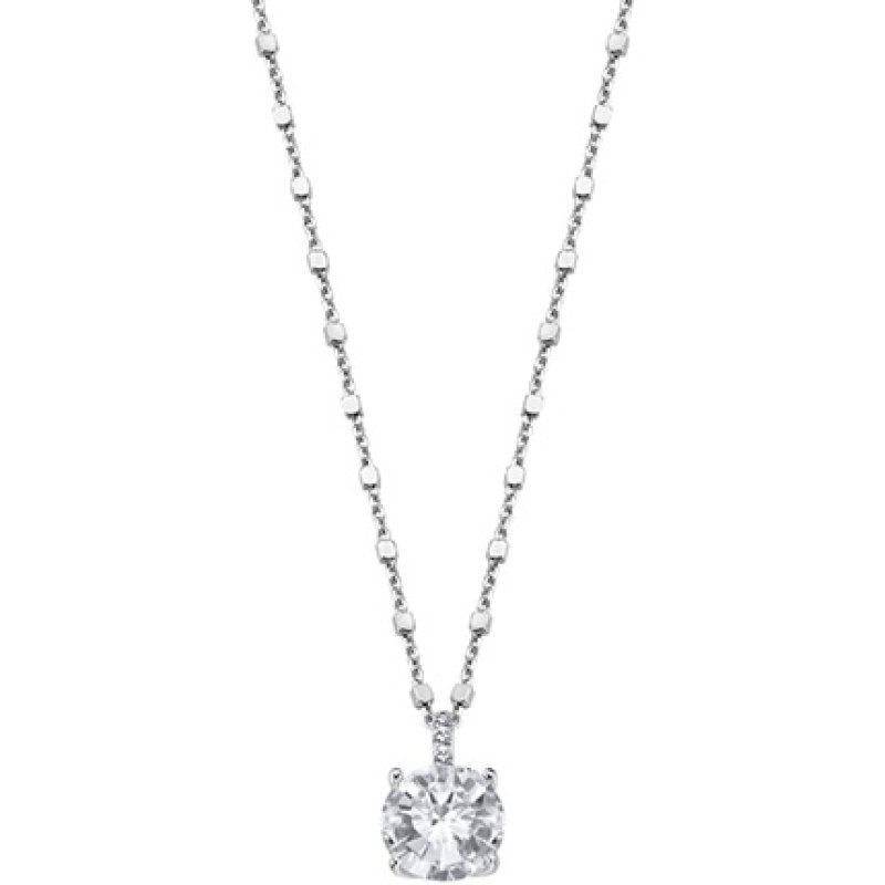 Lotus Silver Woman Necklace Lp2005-1/1 No Metal Type Another Way Gemstone