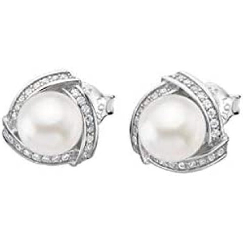 Lotus Silver Earrings Lp1928-4/1 Lp1928-4/1