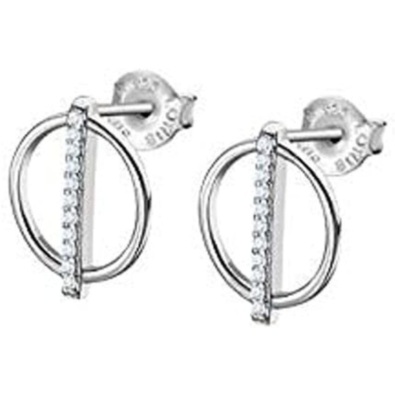 Earrings Circle Lp3061-4/1 Brand Lotus Silver