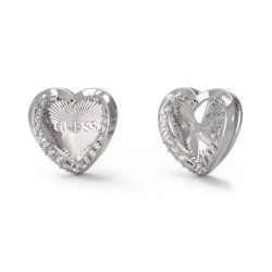 Guess Beautiful Mon Amour Heart Steel Earrings