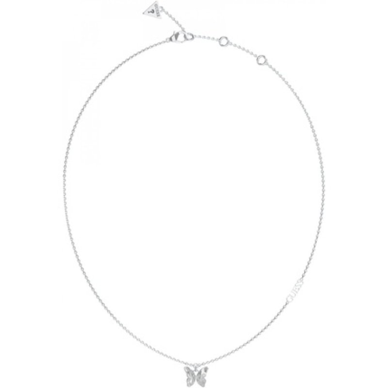 GUESS Chrysalis Necklace JUBN04107JWRHT-U Butterfly Necklace