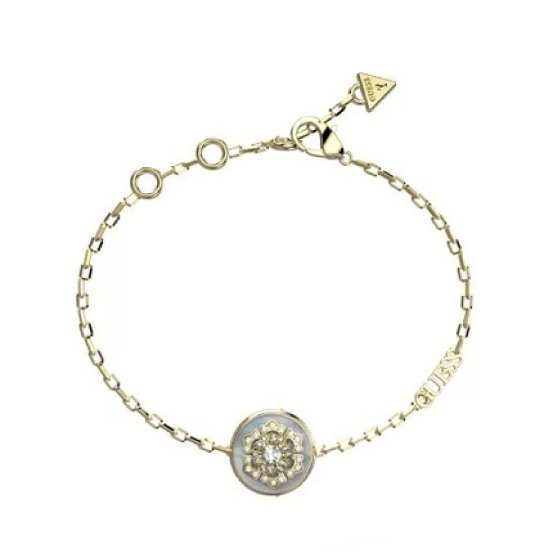 Guess Stylish Goldplated La Fleur Bracelet Jubb04549jwyg