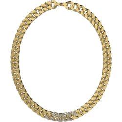 Guess Jumn01379jwygt-U Men's Necklace Guess Stainless Steel Cubic
