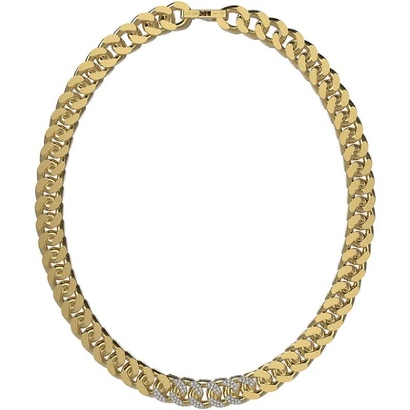 Guess Jumn01379jwygt-U Men's Necklace Guess Stainless Steel Cubic