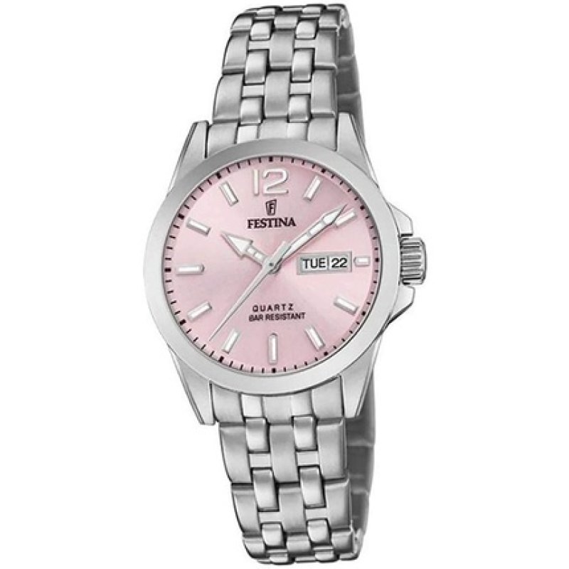 Festina Ladies Analog Quartz Watch With Stainless Steel Bracelet F20455/2