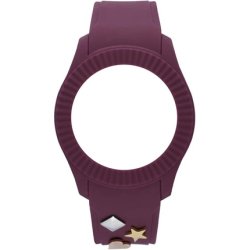 Watx Silicone Bracelet, Model Smart Rebel / Burgundy/43 Mm, Item Number