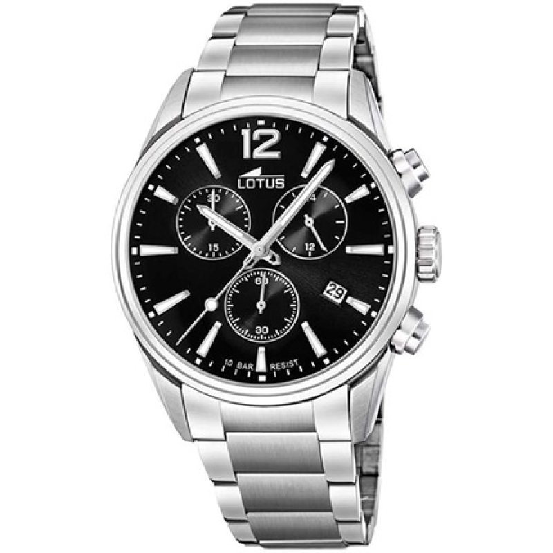 Lotus Men's Chronograph Quartz Watch With Stainless Steel Bracelet 18690/3