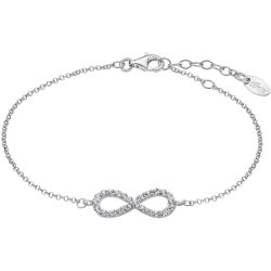 Lotus Silver Bracelet Femme Argent Signe Infini Empierré - Lp1253-2/3
