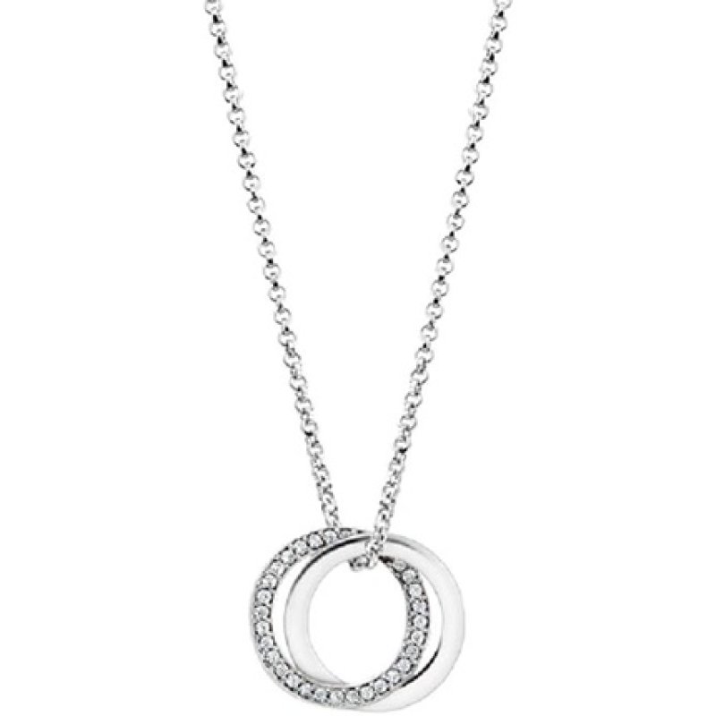 Lotus Silver Necklace Femme Argent Anneaux Empierré - Lp1990-1/1