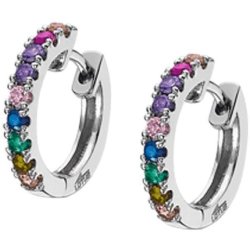 Lotus Silver Lp1993-4/1 Lp1993-4/1 Earrings, Cubic Zirconia, Multicolored