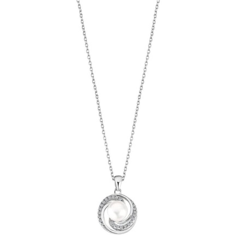 Lotus Silver Pearl Lp3095-1/1 Necklace