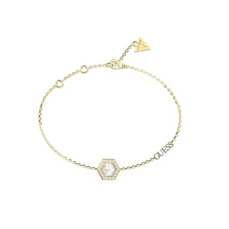 Guess Beautiful Goldplated Bracelet With Zircons Tiny Dancer Jubb04650jwyg