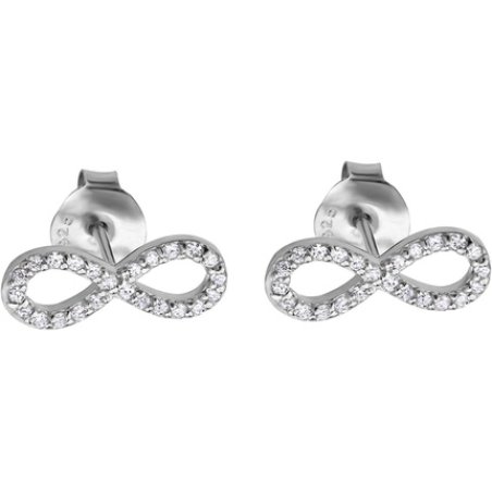 Lotus Silver Boucle D'Oreille Femme Argent Infini Strass - Lp1253-4/1