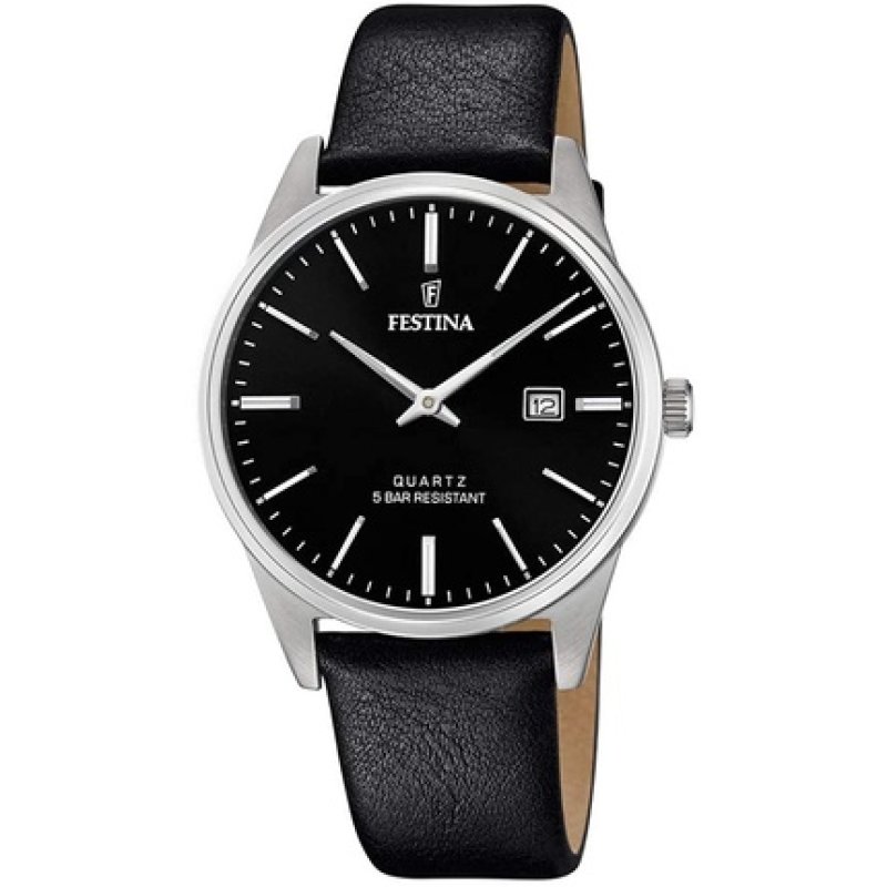 Festina Men's Analog Quartz Watch With Leather Strap F20512/4