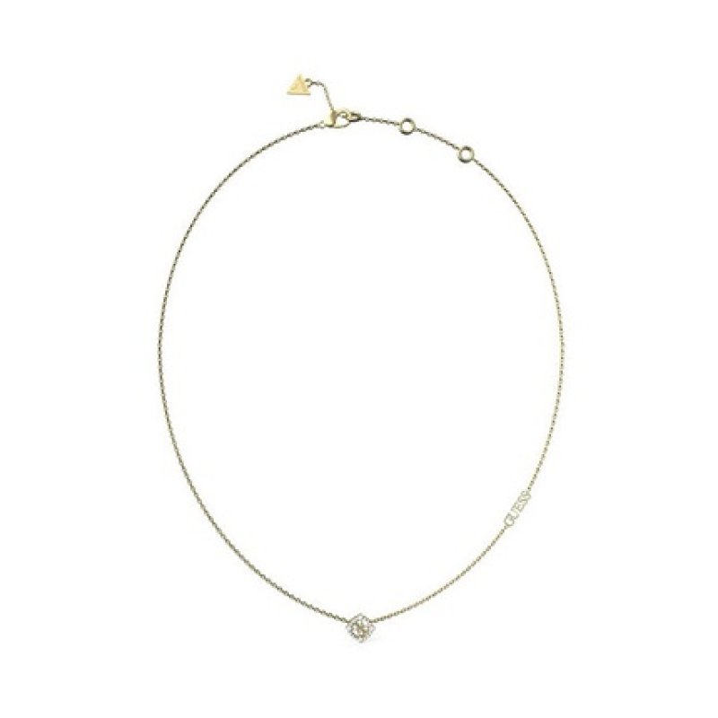 Guess Beautiful Tiny Dancer Gold Plated Cubic Zirconia Necklace