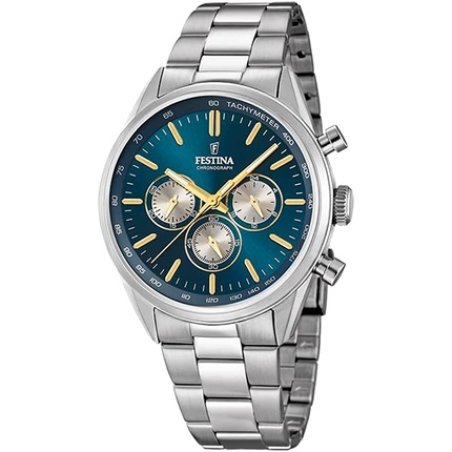 Festina Men's Analogue Quartz Watch With Stainless Steel Bracelet F16820/C